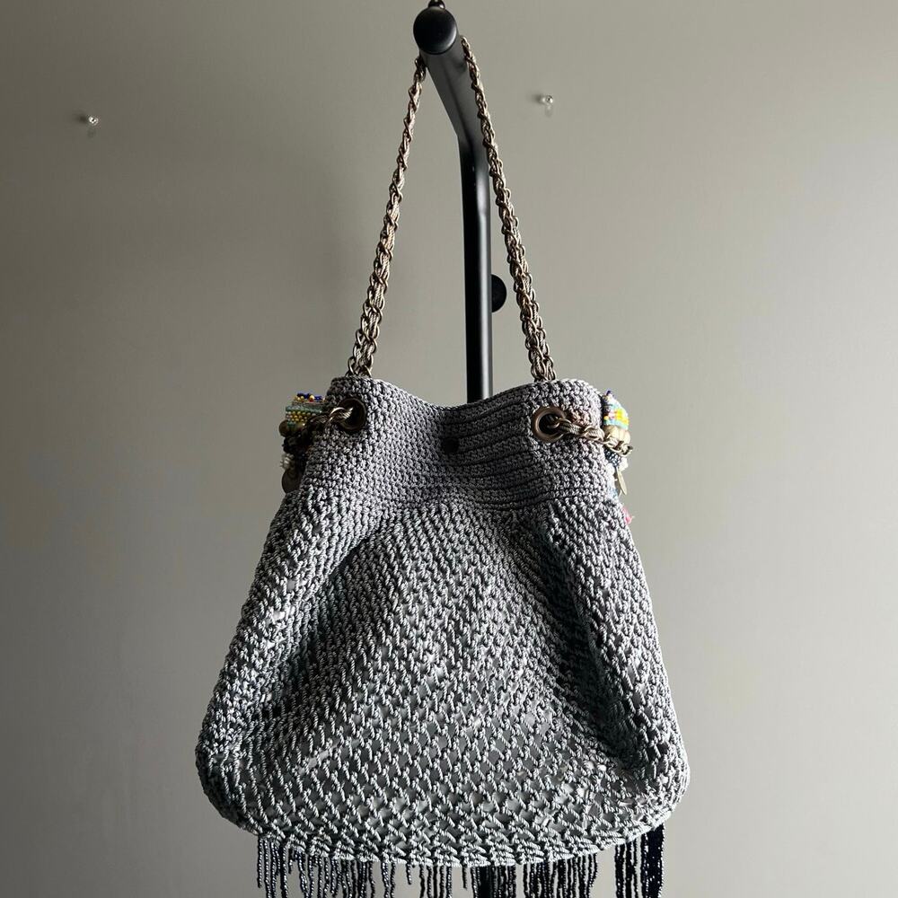 Elliott Mann WOW bag Purse Gray Charcoal Handmade - Picture 3 of 16